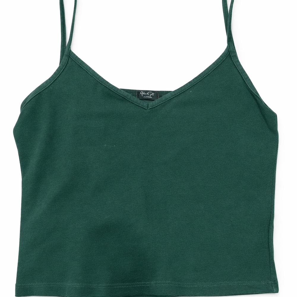 Green Spaghetti Strap Top